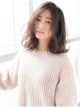 ロット 横浜(lot) ミディアムレイヤーカット×似合わせカット[横浜駅]