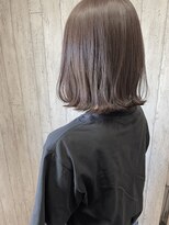 ラグシー(RAGCIE)&nbsp;透明感アッシュの切りっぱなしロブ