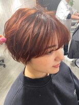 ライズ バイ レボ 柏店(RISE by REVO)&nbsp;ボブ/カーキグレージュ/大人かわいい/フェザーバング