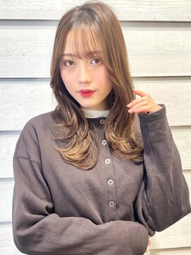 ニューラインギンザ(New-Line 銀座) 韓国風くびれヘア レイヤーロング