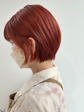 リンダバイネオリーブ 白楽店(Linda by neolive) ブリーチなしカラー高発色カラーオレンジカラー