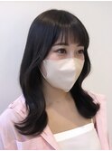 【韓国ヘア】ミディアムレイヤー