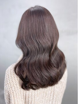 アイティーバイアルバム 松戸店(IT by ALBUM) こくまろブラウン_外ハネボブセクションカラー_ba381091