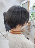 絶品！大人可愛いひし形ハンサムショートボブ前下がり