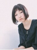 ■ダークアッシュ小顔切りっぱなしロブM.SLASHたまプラーザ13-3