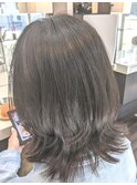 20代30代40代オリーブカラー×大人可愛いくびれヘア