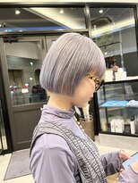 ヘアーアイスカルテット(HAIR ICI QUARTET)&nbsp;透明感抜群♪ダブルカラーブリーチハイトーンアッシュ