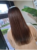 黄色味を抑えたくすみカラー☆