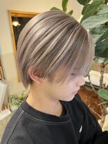 ヘアーデザインサロン スワッグ(Hair design salon SWAG) white beige