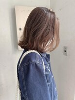 キャンバス バイ ネオリーブ 横浜西口(Canvas by neo.)&nbsp;結べるボブ 顔周りレイヤーブリーチなしベージュsk