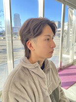 コワファースト 大分(COIFF1RST) ツーブロックマッシュウルフ&アッシュグレー