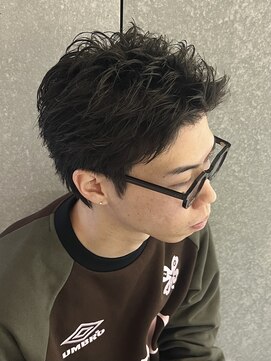 ニアウ 太田店(Niau) メンズスパイキーショートザクザク質感ベリーショート骨格矯正