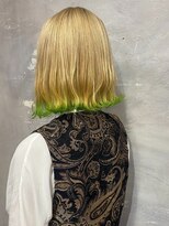 ロア 福岡天神本店(LORE)&nbsp;ダブルカラーベージュカラーケアブリーチカラーハイトーンカラー