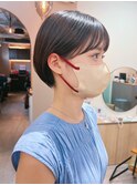 地毛風カラー/ナチュラルレイヤーカット/ショートボブ[船橋]