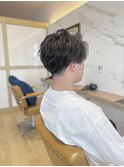 かき上げショート×ニュアンスパーマ*