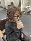 ボブパーマ、ウルフパーマ、前髪もかわいい