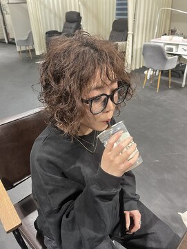 ラディックス(LADiX) ボブパーマ、ウルフパーマ、前髪もかわいい