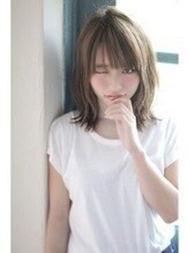 アメリシュシュ 柏(ameri chouchou) 【ameri 柏】 ストレートバングのウェットセミディ♪