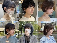 《stylist 山口 》輪郭に合わせたショート、カットラインが綺麗なボブにこだわってます！Instagram@ohn_mec