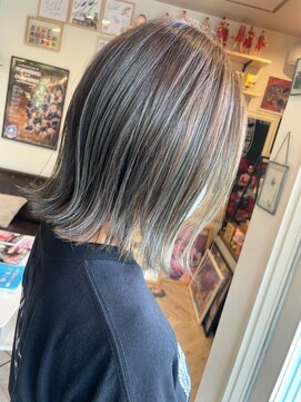 ヘア メイク ココ(hair make coco) 透明感のあるカーキグレージュ(*^-^*)