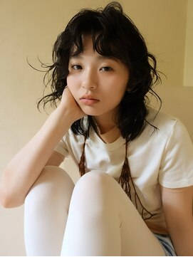 ヤント(yant) ミディアムレイヤー × ニュアンスパーマ