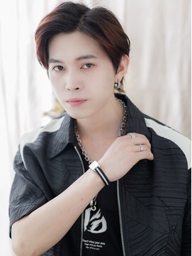 カバーヘア イヴ 戸頭店(COVER HAIR EVE) アップバングレッドブラウンモテマッシュa戸頭10代20代30代