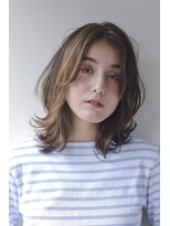 バトン(baton)&nbsp;大人ガーリー/似合わせカット/ミディアムレイヤー カット7