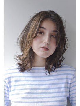 ヘアーメーク ディープ 黒髪/クラゲヘアー/オリーブグレー/小顔/ココアベージュ