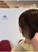 イヤリングカラー,ベージュカラー,デザインカラー【草加】