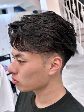 アノ 別府店(Ano.) 大分ニュアンスパーマセンターパートフェザーパーマ毛流れパーマ