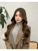 韓国風ヘア×グレージュカラー/アリサ