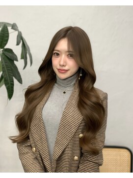 韓国風ヘア×グレージュカラー/アリサ