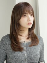 ウル 表参道(HOULe) 【中野葵穂】レイヤー 髪質改善 チョコレートカラー 透明感