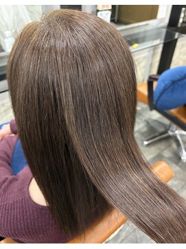 髪質改善専門店 アミーベルエクラ(AMI a BELLE Eclat) 毎月染めても暗くならない☆ダメージレス【髪質改善＋白髪染め】