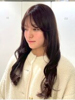 オーシャン(Ocean)&nbsp;顔周りカット 前髪カット アッシュブラウン 20代 髪質改善 艶髪