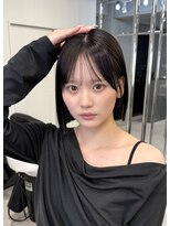 セラン 表参道(Celan)&nbsp;縮毛矯正×タッセルボブ　髪質改善/前髪縮毛矯正/表参道/20代
