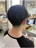シルエット 美容室&nbsp;メンズパーマ　波巻きツイスバ