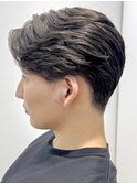 似合わせカット30代40代50センターパート刈り上げマッシュ