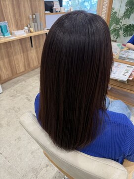 アン(an) 髪質改善プラチナカラー艶髪ブラウン