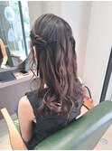 ヘアアレンジ。