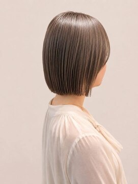 クリック(Click) ミニボブ/切りっぱなし/ダブルカラー/白髪ぼかし/30代40代50代