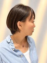 トランスサロン 吉祥寺(TRANS SALON)&nbsp;イヤリングカラー×さりげハイライトショート