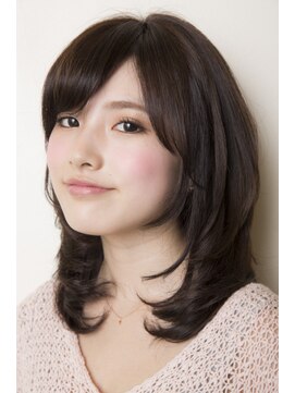 ガーデン ムサシコスギ(GARDEN MUSASHIKOSUGI) ナチュラルカール/黒髪/似合わせカット/大人かわいい