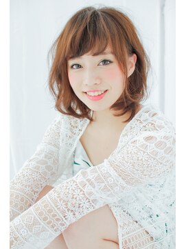 ロンド 銀座(Lond) 【Ｌｏｎｄ】小顔になれるふわっとミディアム☆