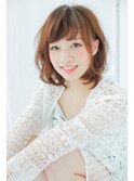 【Lond】小顔になれるふわっとミディアム☆