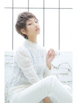 ロンド レグリーズ 立川(Lond leglise)&nbsp;【山方 直也】エッジショート×小顔×大人ベージュ