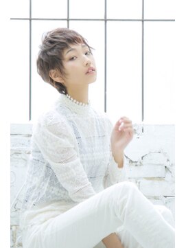 ロンド レグリーズ 立川(Lond leglise) 【山方 直也】エッジショート×小顔×大人ベージュ
