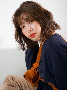 アイリー 名古屋(A/LEE) 【AILEE】 切りっぱなしボブ+ソフトパーマ♪
