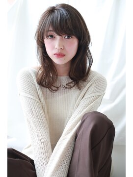 ネオリーブテラスアンドラヴィ(Neolive terrace&Lavie) 透け感☆大人ガーリー◇くすみブルー　◇岩間◇