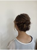 ルーズヘアセット